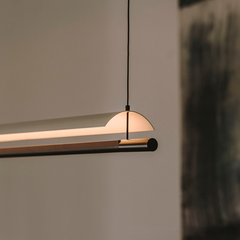 HEIKESZ Modern Chandelier Minimalist Design LED Ceiling Light for Restaurant Bar Living Room Bedroom Kitchen Island Hanging Lamp