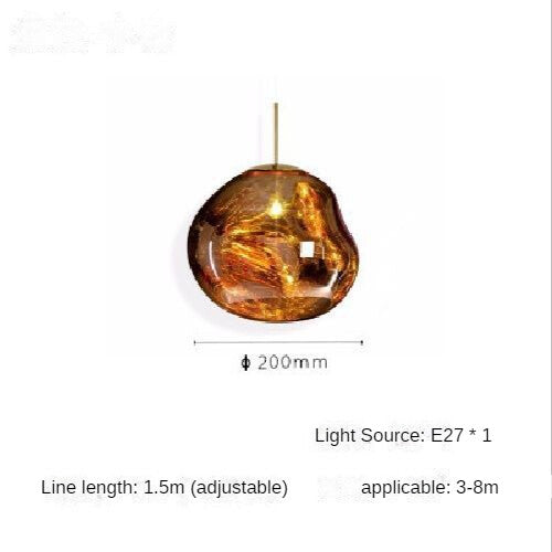 HEIKESZ Nordic Lava Lamps Modern Chandelier for Restaurant Bar Warm Lighting Ceiling Decor