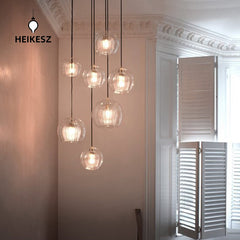 HEIKESZ Nordic Modern Minimalist Chandelier Luxury Dining Room Lamp Creative Personality Bar Light for Bedroom Bedside Decor