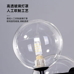 HEIKESZ Modern Minimalist Nordic LED Chandelier Luxury Dining Room Lamp Warm Light for Living Bedroom Bar Ceiling Lighting