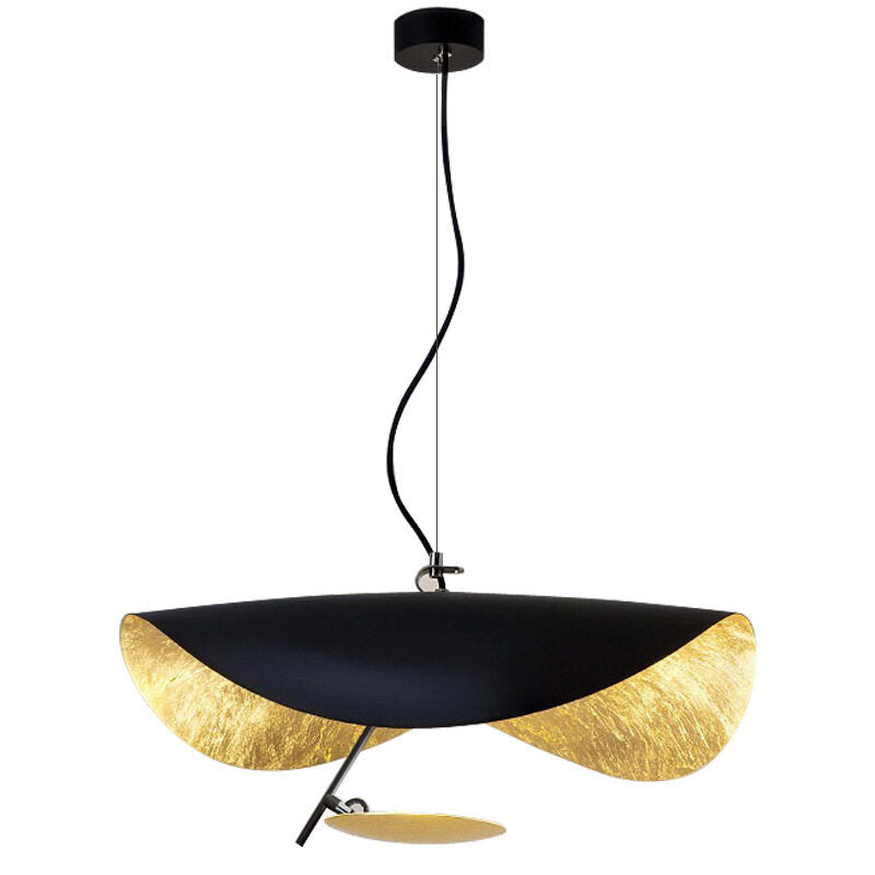 HEIKESZ Italian Creative UFO Pendant Lamp Modern Light Luxury LED Chandelier for Living Room Dining Room Ceiling Lighting