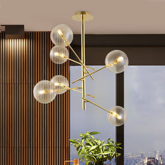 HEIKESZ Nordic Creative Chandelier for Living Room Bedroom Warm Light Ceiling Lamp Studio Clothing Shop Lighting