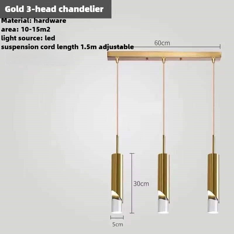 HEIKESZ Luxury Bedroom Chandeliers Modern Simple Design Long Line Single Head Small Ceiling Lights for Living Room Bar Restaurant