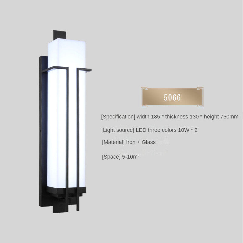 HEIKESZ Modern Chinese Style Wall Lamp Minimalist Living Room Bedside Lighting Stair Aisle TV Background Decoration