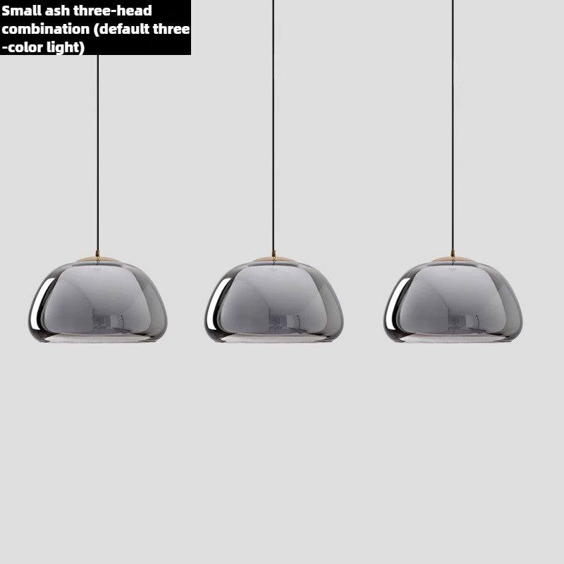 HEIKESZ Creative Danish Cream Wind Jelly Chandelier Nordic Minimalist Pendant Light for Cafe Restaurant Bedside Ceiling Decor