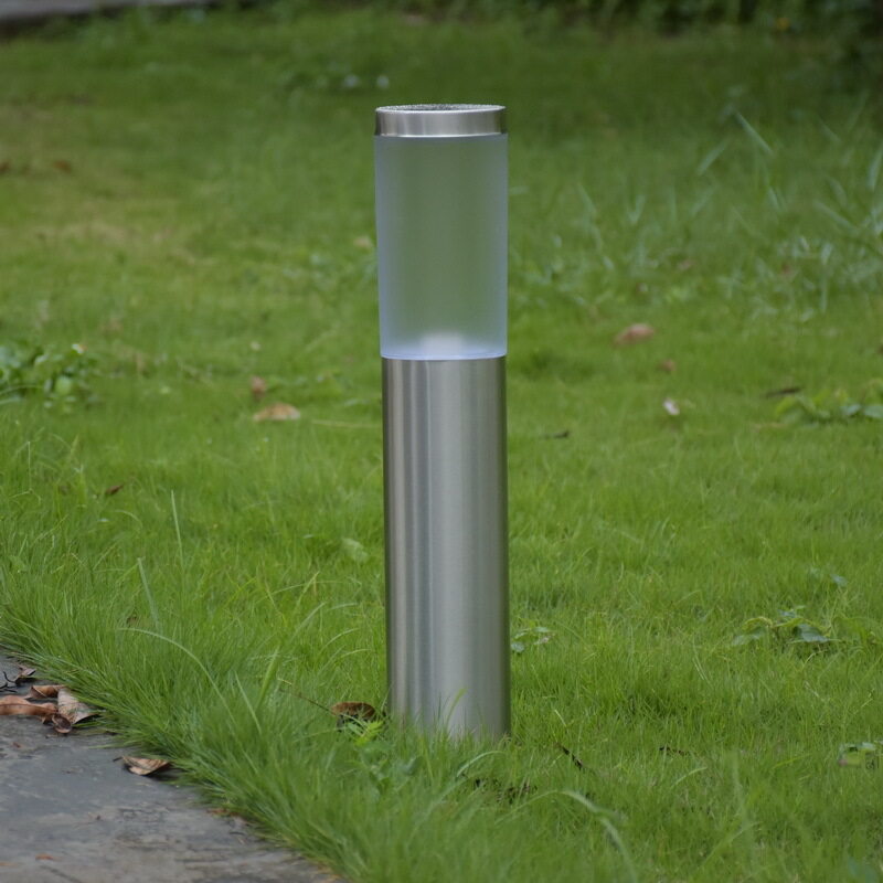 KEIKESZ Outdoor Lawn Lamp Stainless Steel LED Floor Light Waterproof Cylindrical Garden Villa Courtyard Landscape Street Lighting