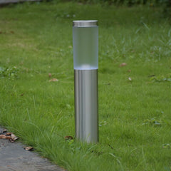 KEIKESZ Outdoor Lawn Lamp Stainless Steel LED Floor Light Waterproof Cylindrical Garden Villa Courtyard Landscape Street Lighting