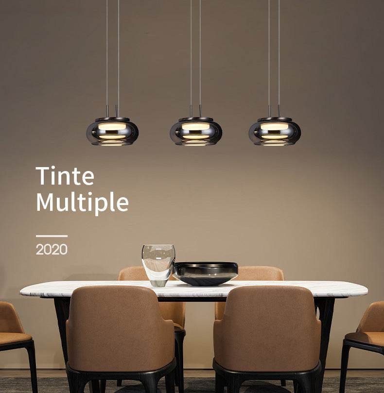 HEIKESZ Modern Glass Chandelier Luxury Dining Light for Restaurant Bar Bedroom Living Room Decor