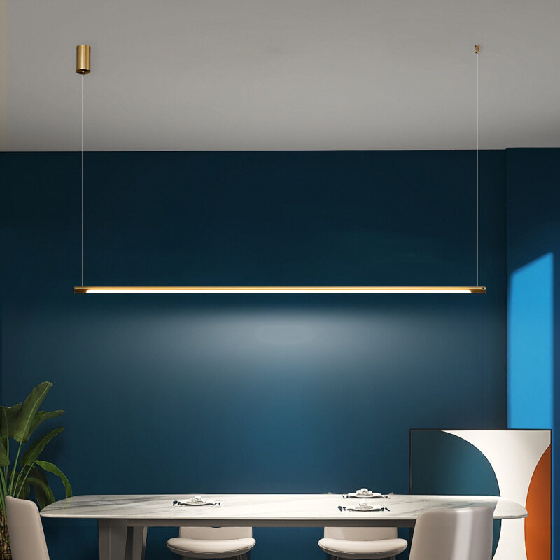 HEIKESZ Modern Minimalist Chandelier Nordic Style LED Ceiling Light for Dining Room Bedroom Living Room Bar Creative Art Design