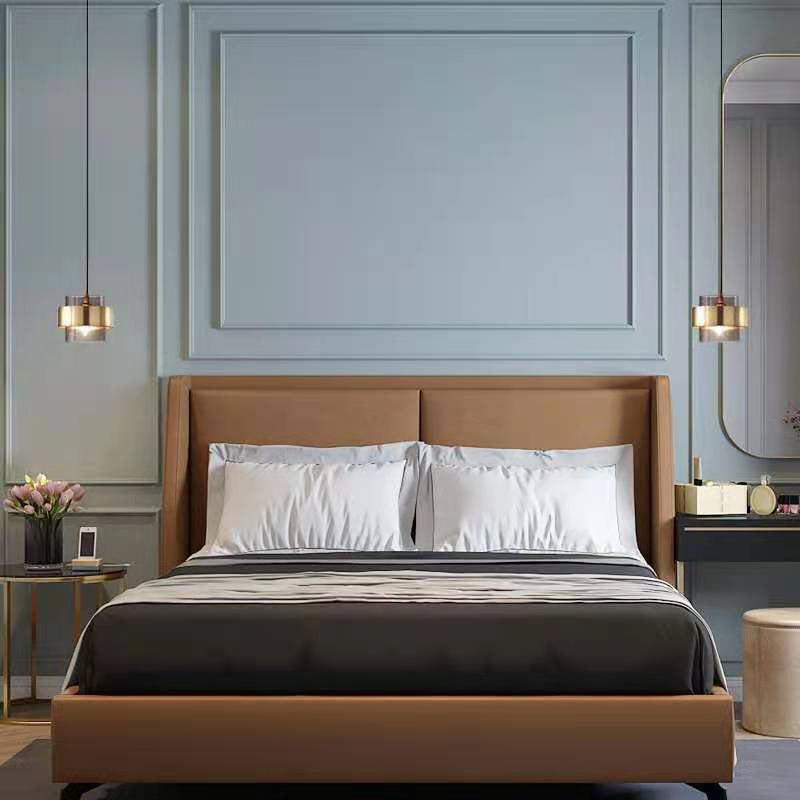 HEIKESZ Luxury Glass Bedside LED Chandelier Nordic Creative Small Droplight for Bedroom Living Room Coffee Shop Lighting