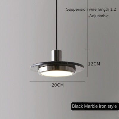 HEIKESZ Luxury Marble Stone Lamp Modern Chandelier for Bedroom Restaurant Bar Lighting Fixtures Ceiling Light Show Window Decoration