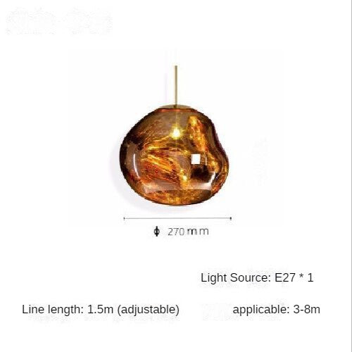 HEIKESZ Nordic Lava Lamps Modern Chandelier for Restaurant Bar Warm Lighting Ceiling Decor