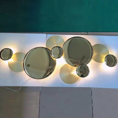 HEIKESZ Modern LED Wall Lamp for Living Room TV Backlight Bedroom Hallway Decorative Lighting Designer Simple Wall Lights