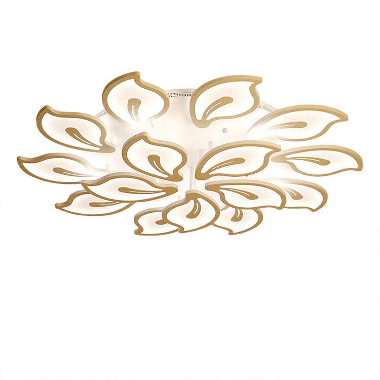 HEIKESZ LED Ceiling Light Modern Minimalist Design for Living Room Dining Room Bedroom Study Warm Light Chandelier Room Lighting