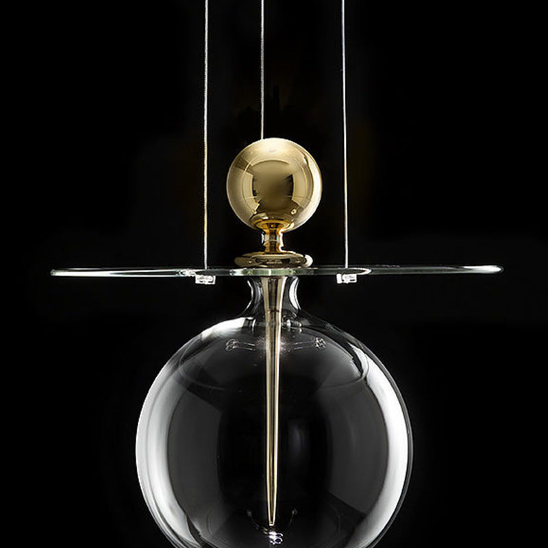 HEIKESZ Post-Modern Glass Chandelier Creative Designer Lighting for Living Room Dining Bedroom Bar Kitchen Island