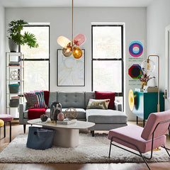 HEIKESZ Modern Glass Balloon Chandelier for Dining Room Creative Art Lighting for Living Room Bedroom Kids Room