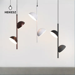 HEIKESZ Nordic Bedside Chandelier Modern Minimalist Adjustable Small Droplight for Bedroom Living Room Wall Decor