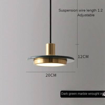 HEIKESZ Luxury Marble Stone Lamp Modern Chandelier for Bedroom Restaurant Bar Lighting Fixtures Ceiling Light Show Window Decoration