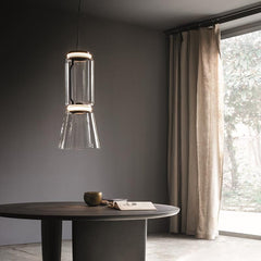 HEIKESZ Italian Designer Crystal Glass Chandelier for Villa Duplex Hotel Lobby Creative Art Decoration Indoor Dining Room Living Room