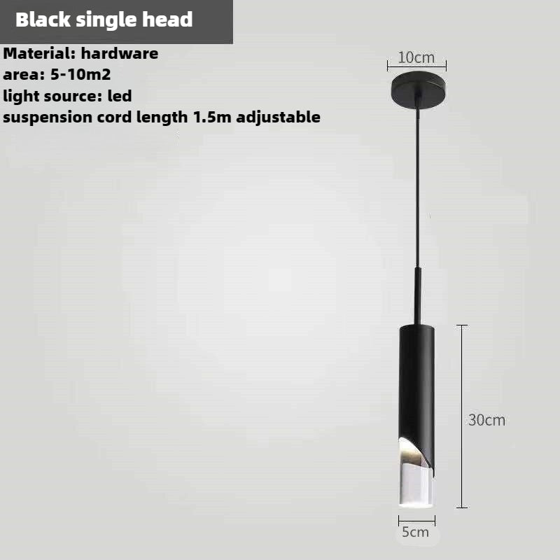 HEIKESZ Luxury Bedroom Chandeliers Modern Simple Design Long Line Single Head Small Ceiling Lights for Living Room Bar Restaurant