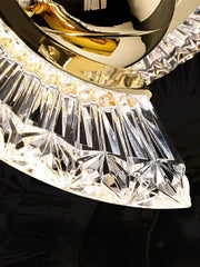 HEIKESZ UFO Bedside Small Droplight Luxury Minimalist Chandelier Designer Light for Bedroom Bar Restaurant