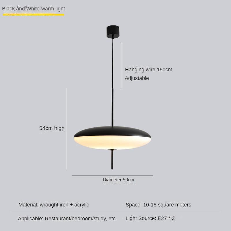 HEIKESZ ASTEP UFO Designer Chandelier Modern Nordic Art Lamp for Bedroom Restaurant Bar Lighting