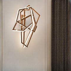 HEIKESZ Modern Stainless Steel Wall Lamp Electroplated Silicone Warm Light for Bedroom Living Room Ceiling Lighting