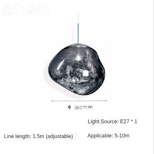 HEIKESZ Nordic Lava Lamps Modern Chandelier for Restaurant Bar Warm Lighting Ceiling Decor