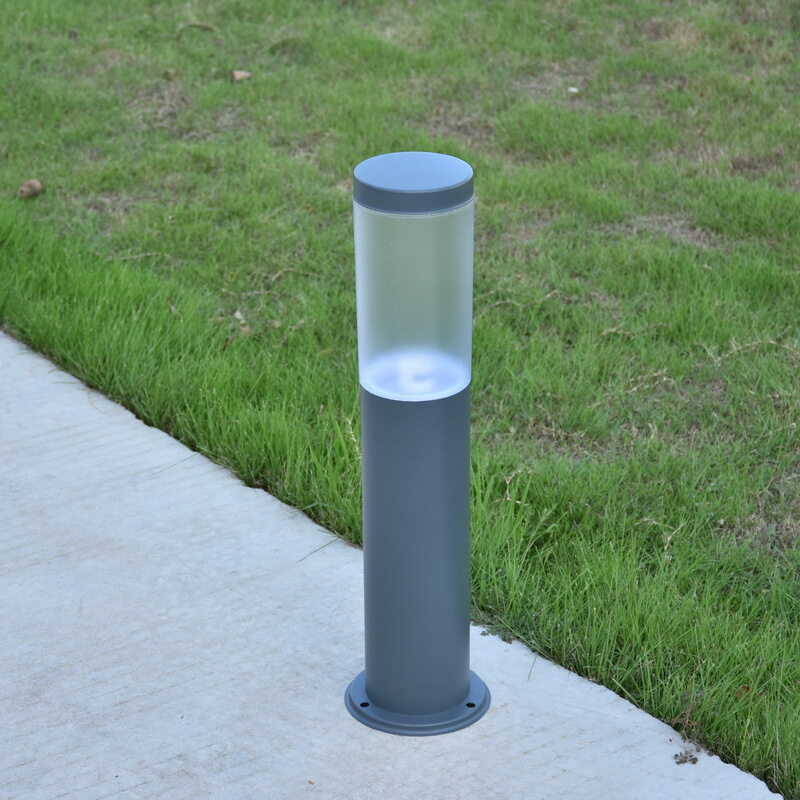 KEIKESZ Outdoor Lawn Lamp Stainless Steel LED Floor Light Waterproof Cylindrical Garden Villa Courtyard Landscape Street Lighting