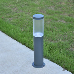 KEIKESZ Outdoor Lawn Lamp Stainless Steel LED Floor Light Waterproof Cylindrical Garden Villa Courtyard Landscape Street Lighting