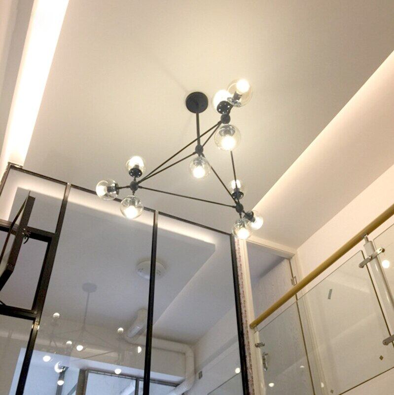 HEIKESZ Magic Bean Chandelier Modern Nordic Ceiling Light for Living Room Dining Room Bedroom Lighting