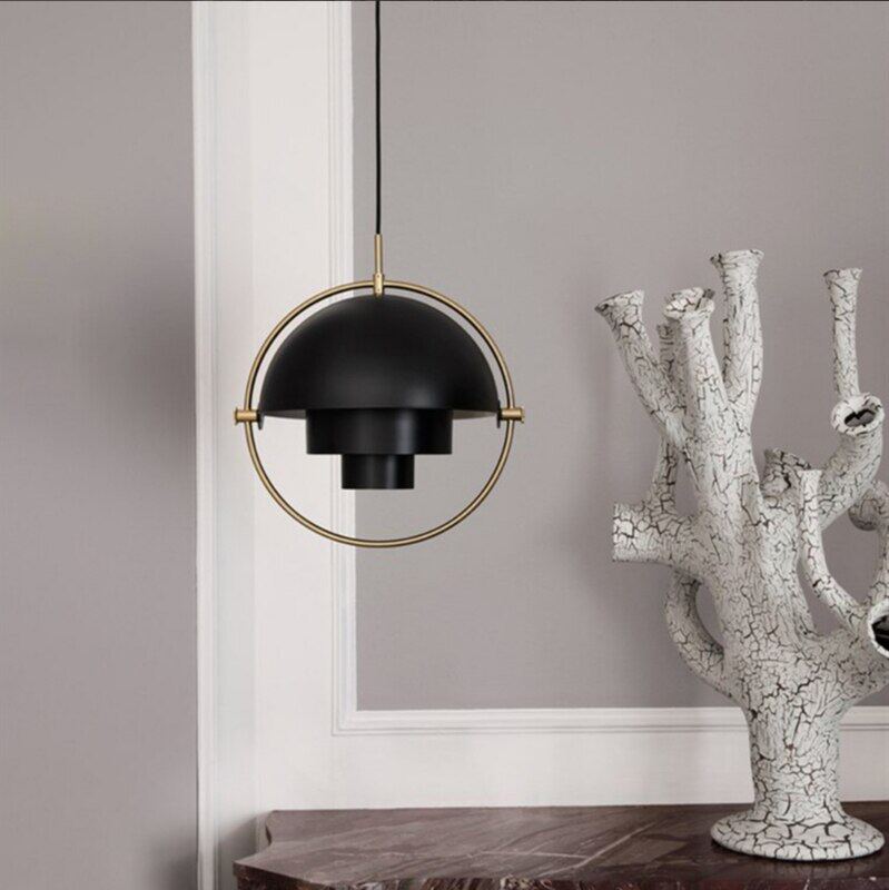 HEIKESZ Modern Nordic Designer Chandelier Creative Art Deformation Ball Special Decoration Warm Light for Living Room Bedroom Ceiling Lighting