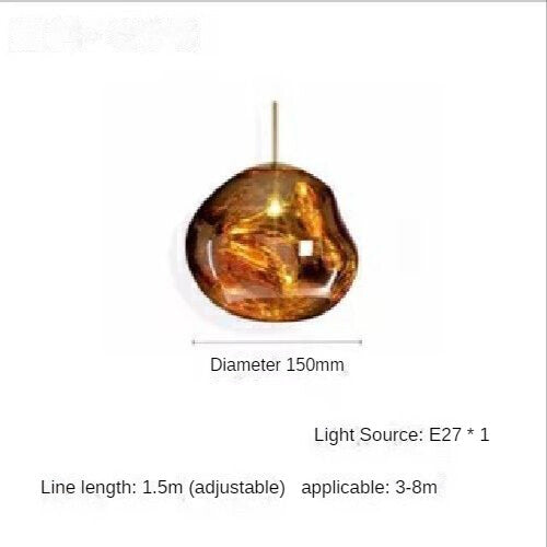 HEIKESZ Nordic Lava Lamps Modern Chandelier for Restaurant Bar Warm Lighting Ceiling Decor