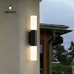 Heikesz LED Waterproof Wall Lamp Warm Yellow Light for Indoor Outdoor Villa Courtyard Corridor Aisle Bedroom Living Room Door Lighting