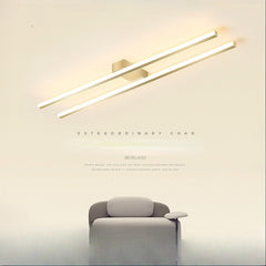 HEIKESZ Modern Strip Ceiling Light Simple Luxury Corridor Lamp for Cloakroom Balcony Entrance Lighting