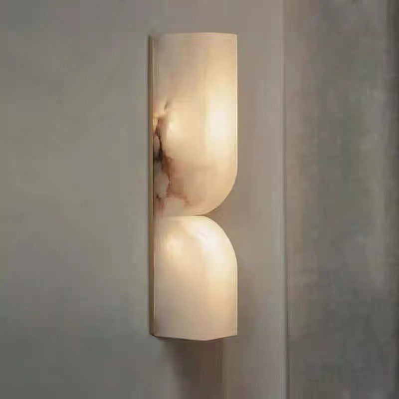 HEIKESZ All copper Spanish French marble wall lamp Nordic simple living room background wall bedroom aisle outdoor bedside lamp wall lights wall lamps
