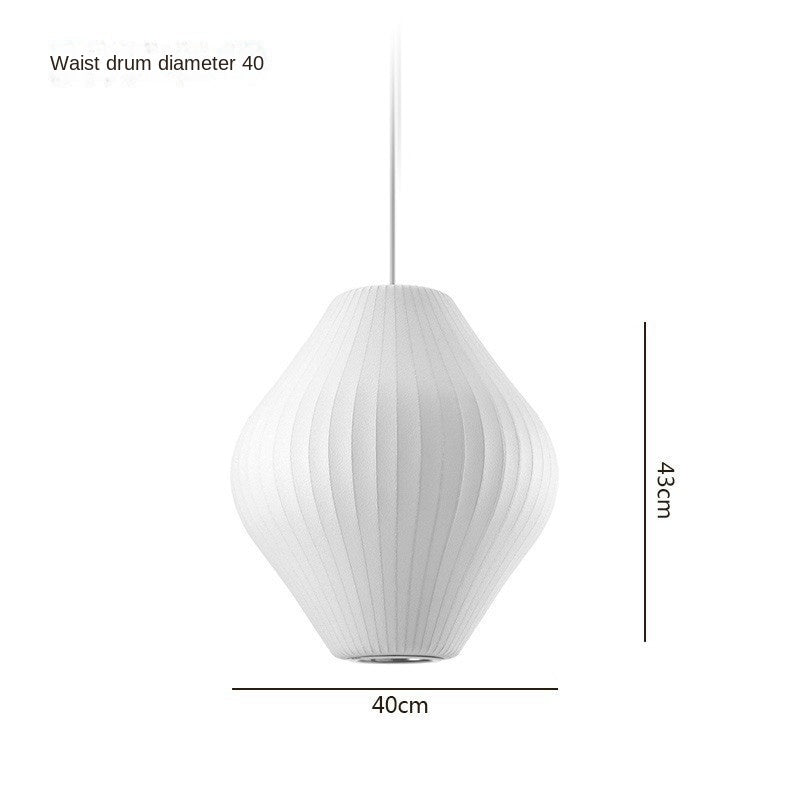 HEIKESZ New Chinese Style Silk Fabric Lantern Chandelier for Living Room Dining Room Clothing Bar Tea Art Bar Round Lamps