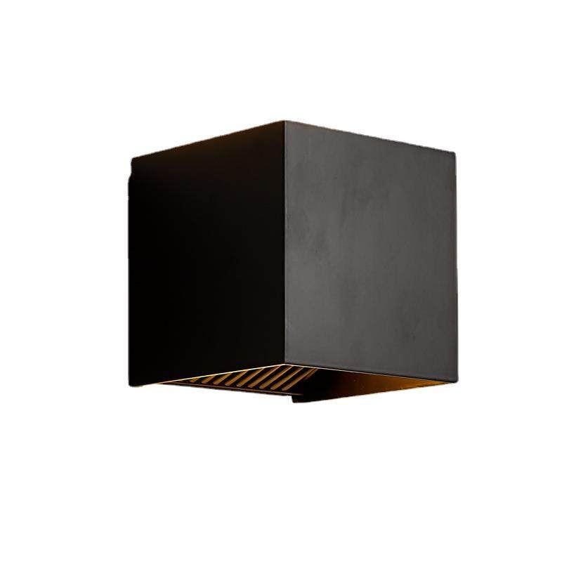 HEIKESZ Nordic LED Wall Lamp Waterproof Outdoor Indoor Bedside Corridor Balcony Courtyard Stair Light Warm White Bulb for Living Room Bedroom Lighting