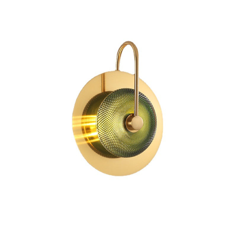 HEIKESZ Nordic Luxury Wall Light Modern Creative Designer LED Bulb for Living Room Bedroom Hotel Homestay Simple Bedside Lamp