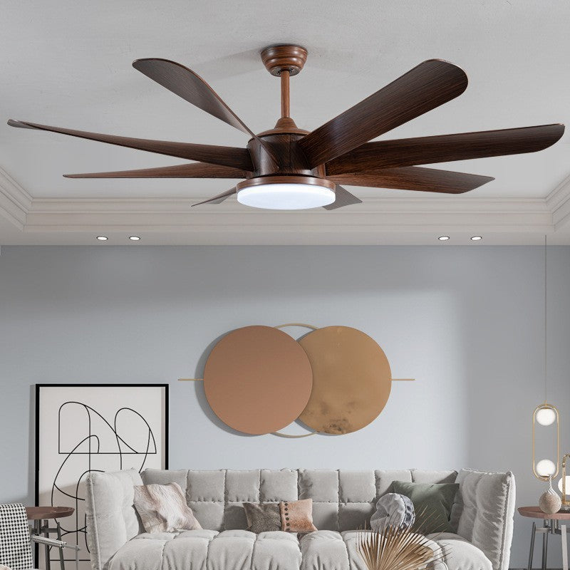 HEIKESZ Large Ceiling Fan Light Modern Silent Retro Electric Fan for Home Dining Hall Simple Design High Wind