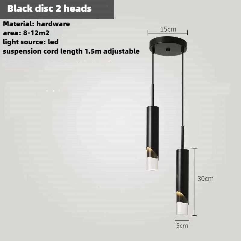 HEIKESZ Luxury Bedroom Chandeliers Modern Simple Design Long Line Single Head Small Ceiling Lights for Living Room Bar Restaurant