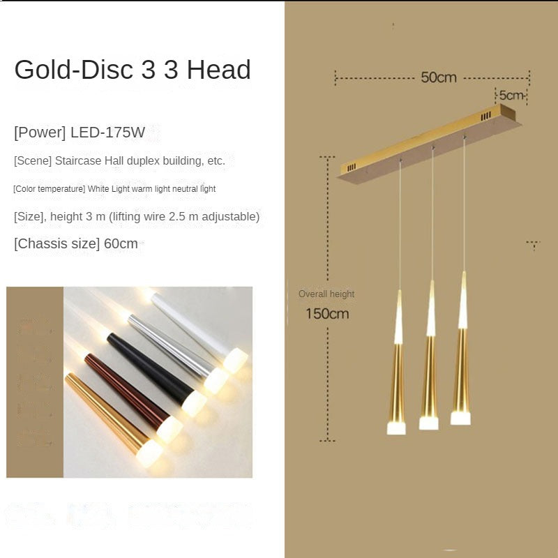 HEIKESZ Hammer Rotating Stair Chandelier Luxury Villa Hollow Meteor Shower Light Fixture for Ceiling Lights