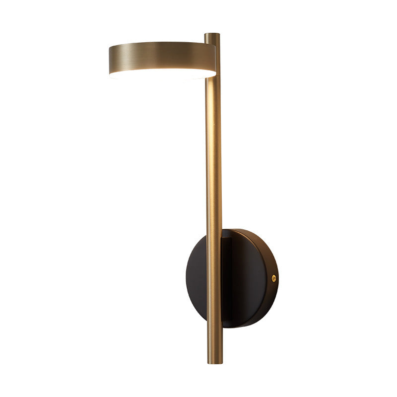 HEIKESZ Modern Minimalist Rotatable Wall Lamp Adjustable Angle Bedroom Bedside Light Luxury Living Room Background