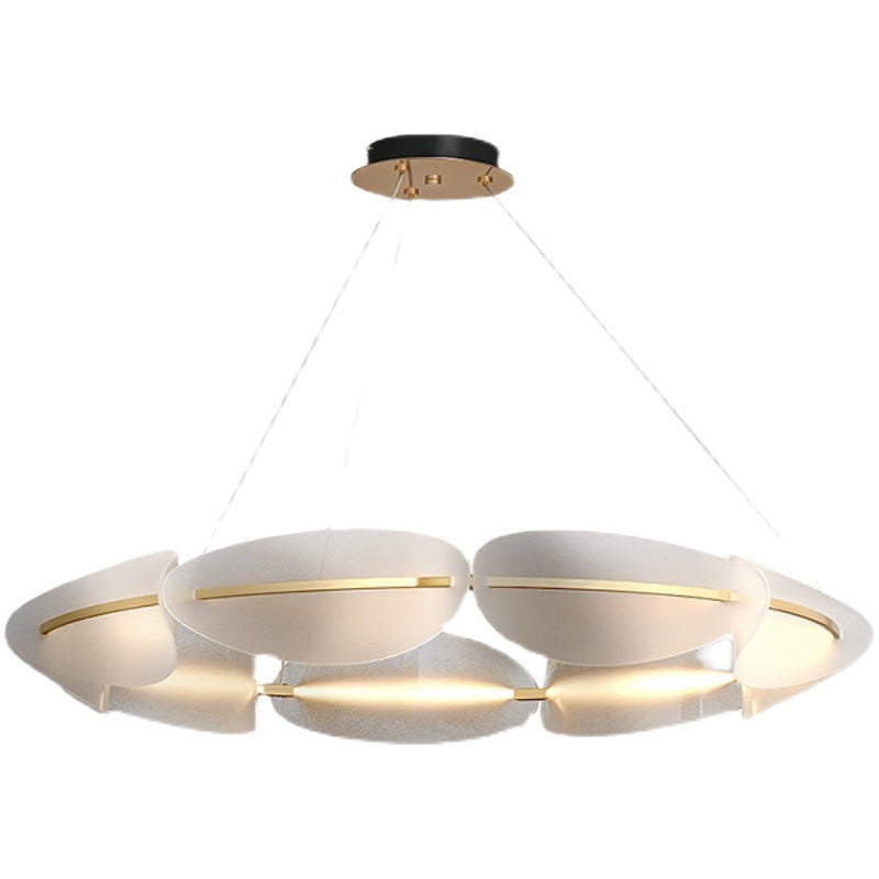 HEIKESZ Shell Chandelier Modern Nordic Design for Dining Room Bedroom Light Luxury Creative Personality Living Room Lighting