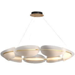HEIKESZ Shell Chandelier Modern Nordic Design for Dining Room Bedroom Light Luxury Creative Personality Living Room Lighting