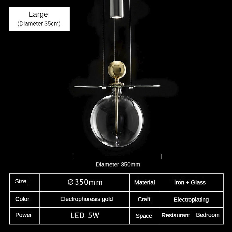 HEIKESZ Post-Modern Glass Chandelier Creative Designer Lighting for Living Room Dining Bedroom Bar Kitchen Island