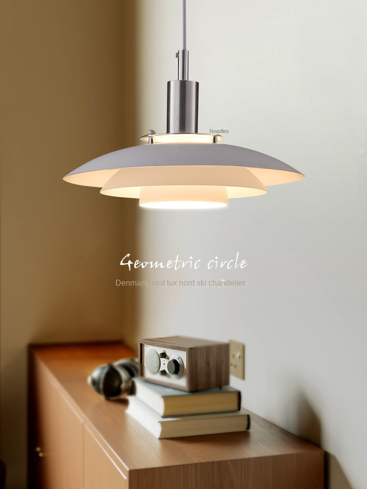 HEIKESZ Nordic Modern PH5 Chandelier by HEIKESZ Multi-Head Aluminum UFO Lamp Minimalist Lighting for Restaurant Cafe Living Room Ceiling Decor