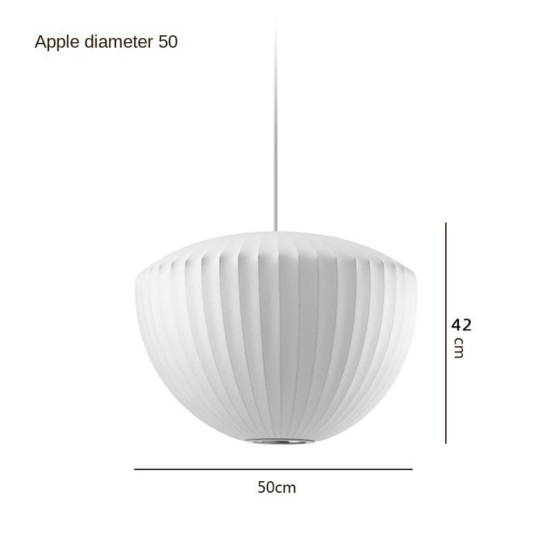 HEIKESZ New Chinese Style Silk Fabric Lantern Chandelier for Living Room Dining Room Clothing Bar Tea Art Bar Round Lamps