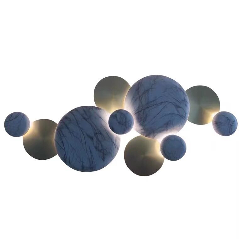 HEIKESZ Modern LED Wall Lamp for Living Room TV Backlight Bedroom Hallway Decorative Lighting Designer Simple Wall Lights