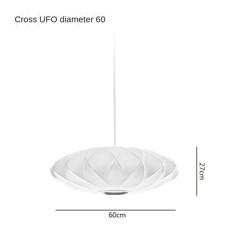 HEIKESZ New Chinese Style Silk Fabric Lantern Chandelier for Living Room Dining Room Clothing Bar Tea Art Bar Round Lamps